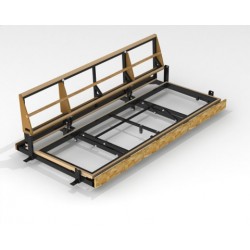 Duvara Sıfır Yüksek Ayak Üçlü Somya